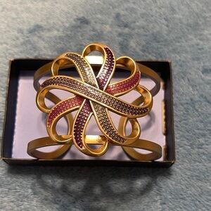 🛍️3/$20 - Avon Purple Peace Power Infinity Cuff Bracelet